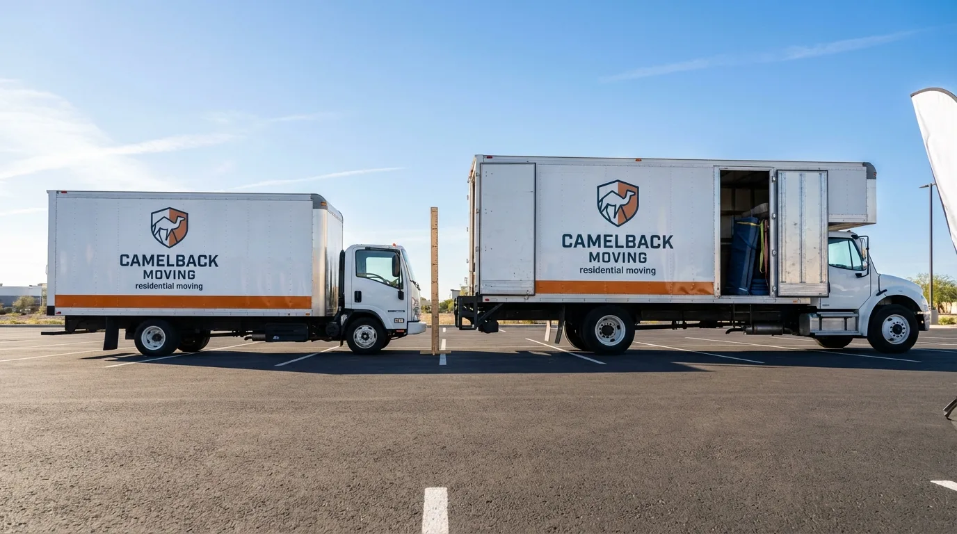 Moving truck size capacity guide in Fallsburg